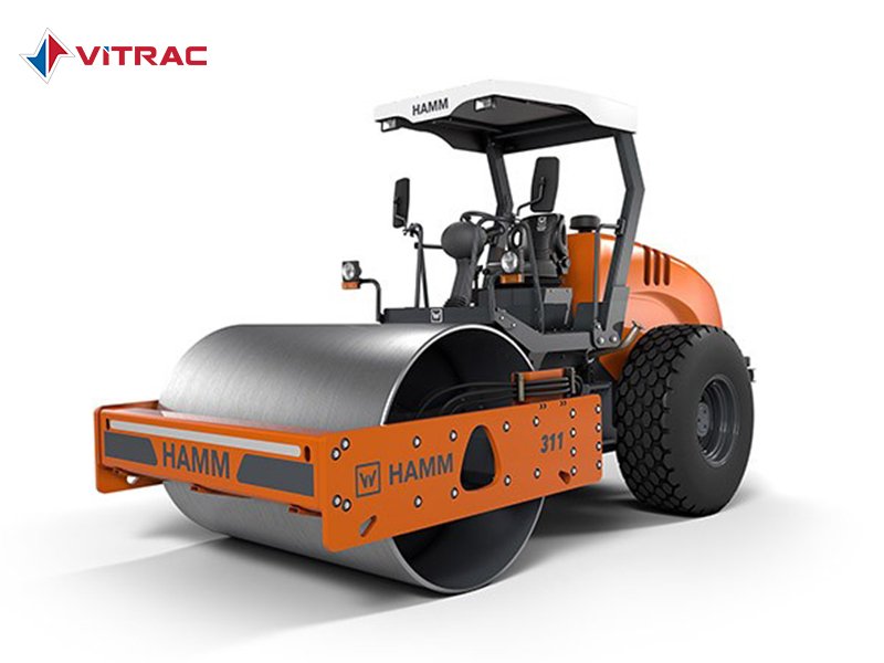 Hamm 311D Trọng Tải 11,2 Tấn,Tổng Lực Tác Rụng 31 Tấn